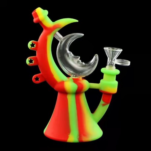 Moon Silicone Bong