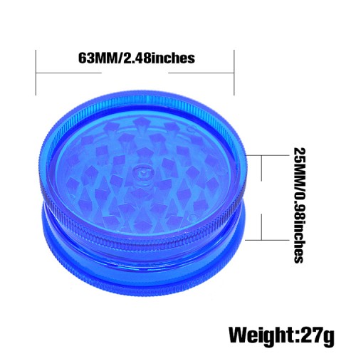 custom brand plastic weed herb grinder