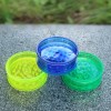 Wholesale Custom Colorful Herb and Spice Grinders 63mm Plastic Herb Grinder