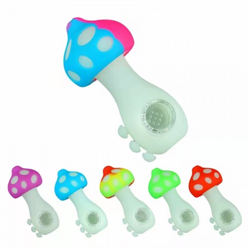 Mushroom Silicone Pipe