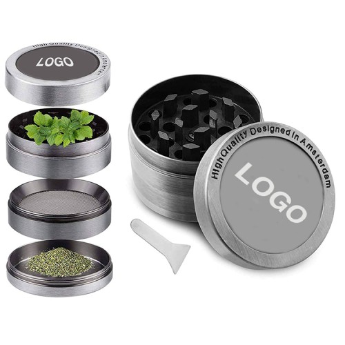 Customized engraved logo herb grinder