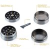 Custom brand Grinder  Metal Herb Grinders Accessories Smoke Shops Supplies